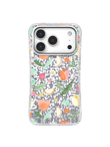 Tulip Berry Waltz iPhone 17 Pro Case – Watercolor Floral Art