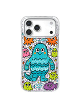 Translucent Aqua Hush pattern içeren iPhone 17 Pro Max kılıfı