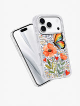 Gökkuşağı Kanatlı Koruyucu Kelebek görseli galeri görünümü 2 içeren iPhone 17 Pro kılıfı