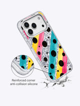 iPhone 17 Pro Max için Cherry Soda Beat Pop Art Kılıf | Lila Marrow Sanatçı İşbirliği