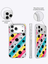 iPhone 17 Pro Max için Cherry Soda Beat Pop Art Kılıf | Lila Marrow Sanatçı İşbirliği