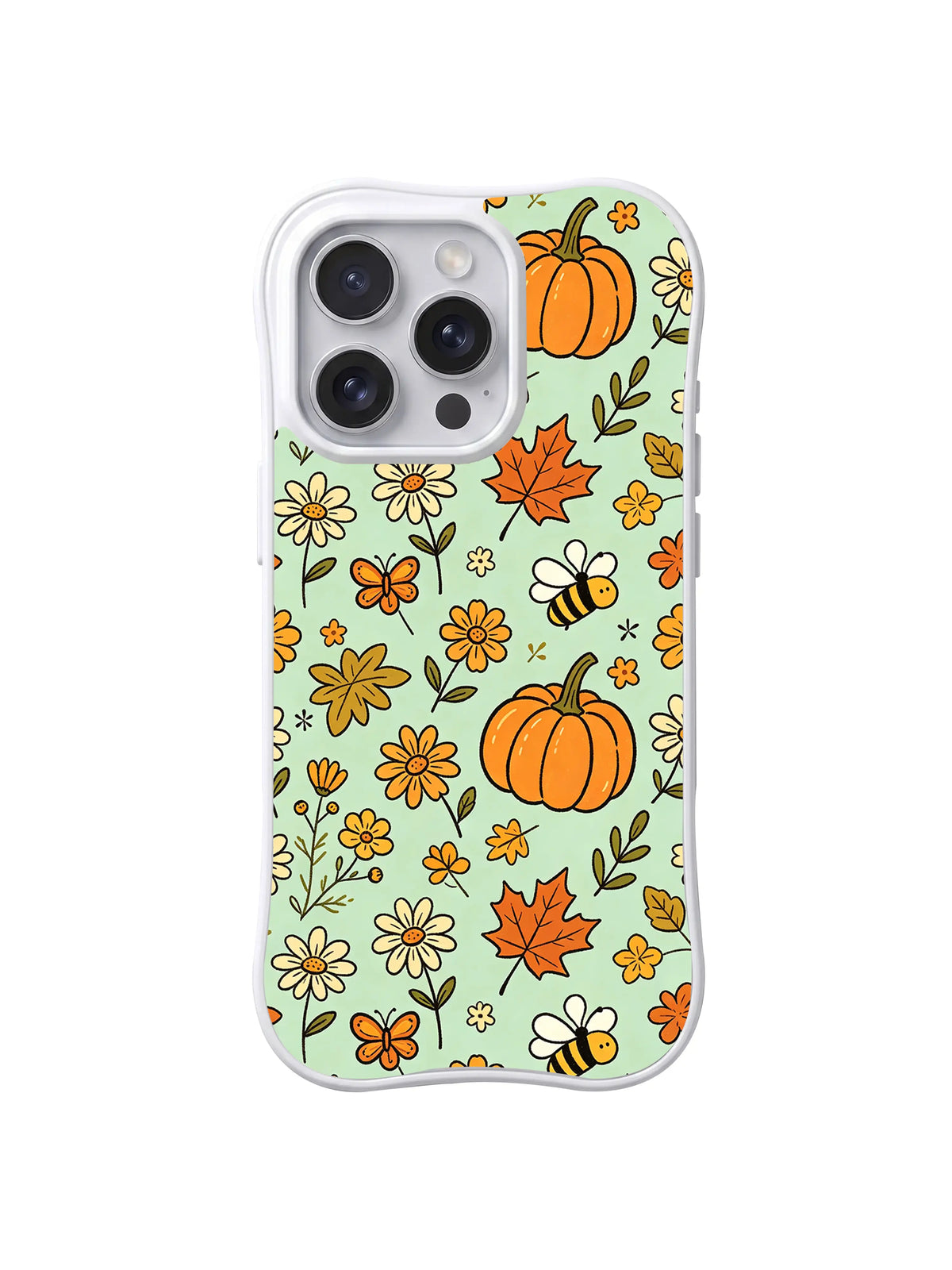 Harvest Bloom Buzz pattern iPhone 14 Pro case