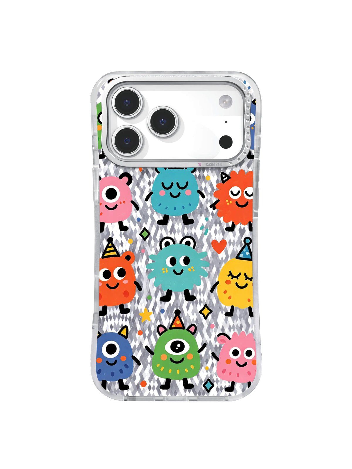 Pastel Blob Cadence pattern on an iPhone 17 Pro Max case