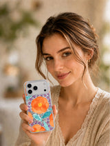 Peach River Flower Totem Art Case for iPhone 17 Pro Max | Lila Marrow Artist Collab