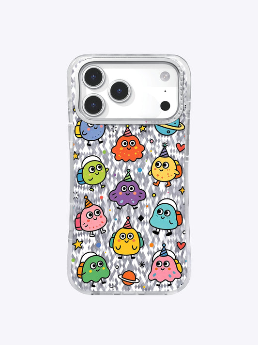 Round Eyes Planet Tour artwork gallery view 1 on an iPhone 17 Pro Max case