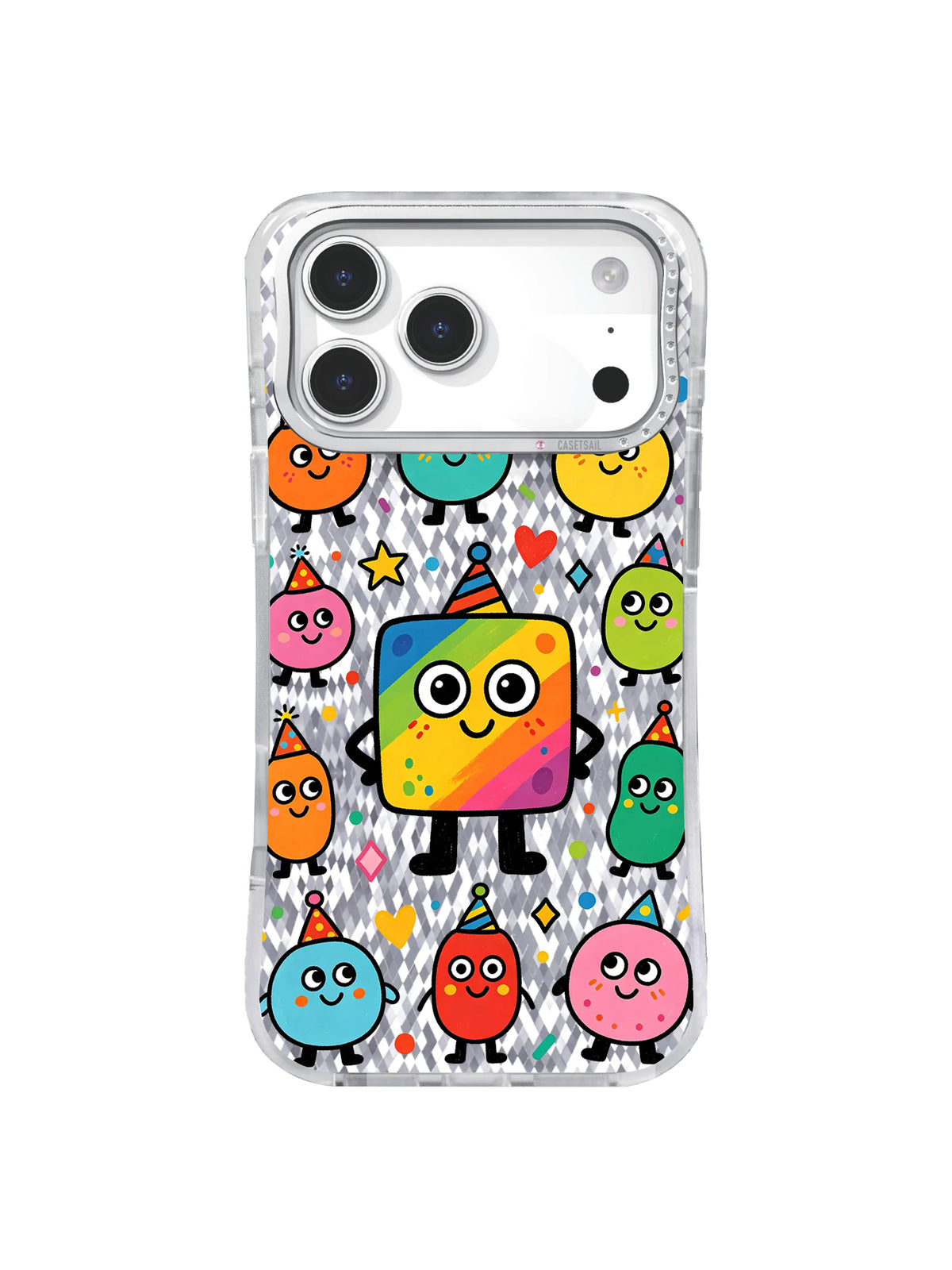 Soft Solidarity pattern içeren iPhone 17 Pro Max kılıfı