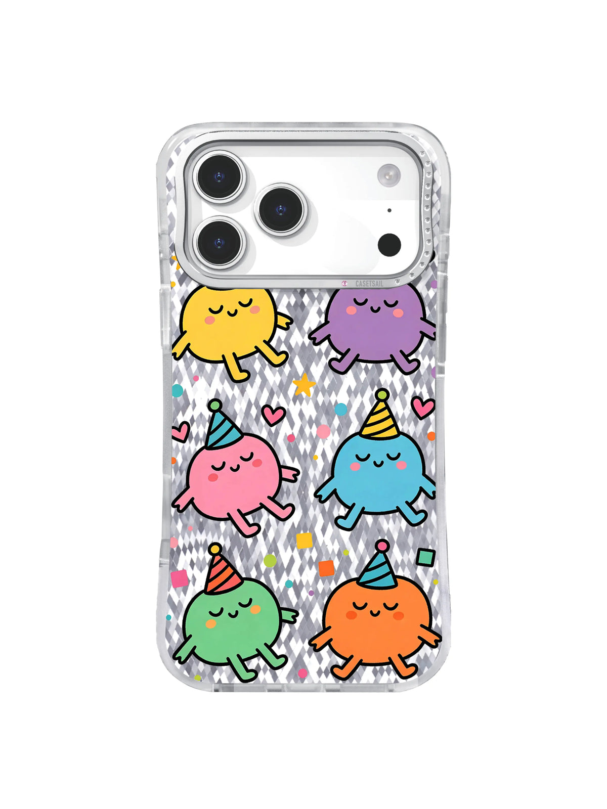 Heart Repose pattern on an iPhone 17 Pro Max case