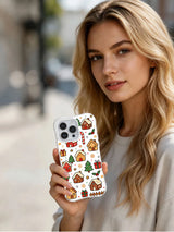 Sweet Christmas Village case lifestyle photo