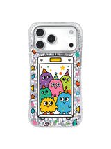 Dot Hopeful Rhythm pattern on an iPhone 17 Pro Max case