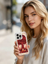 Little Fox Under the Moon Tree iPhone 16 Pro case view 6
