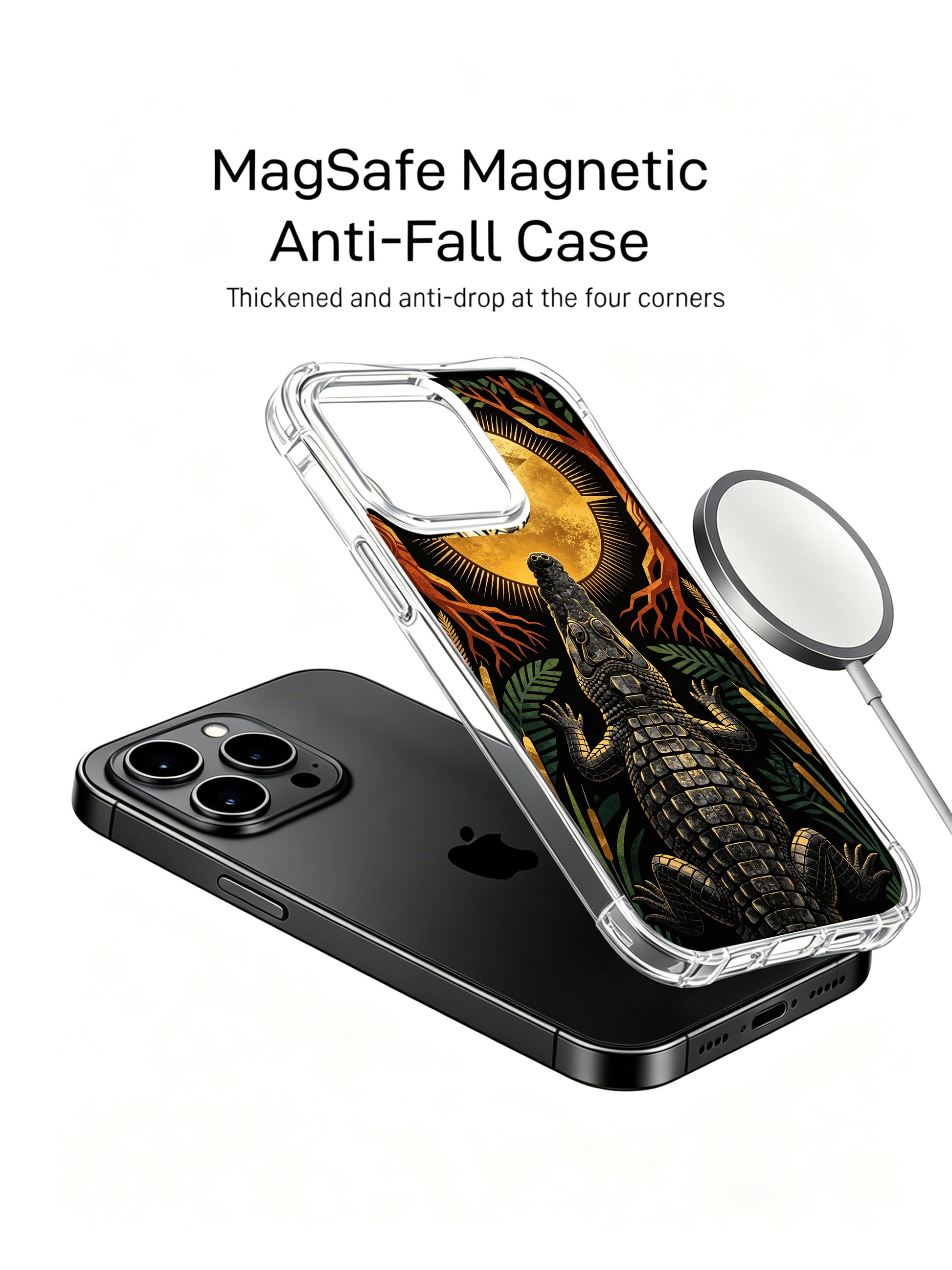 PhoneCasing iPhone 14 Plus Case inspired by Honduras mangrove scenery, durable shockproof protective phone case