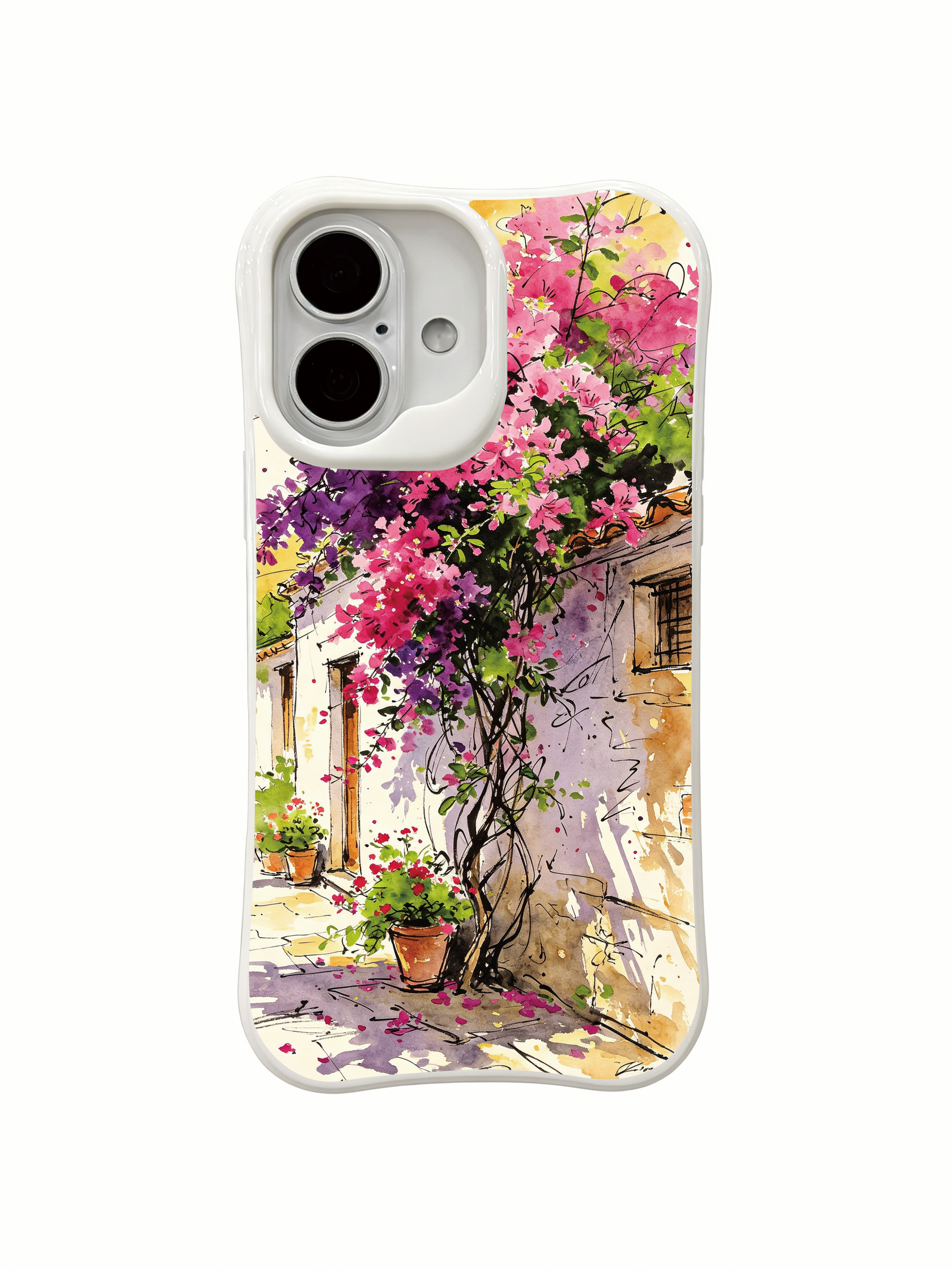 PhoneCasing sunlit floral garden iPhone 16 Case, exclusive Matisse Dufré artwork