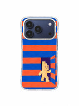 Courage Beyond the Stripe artwork on iPhone 17 Pro case