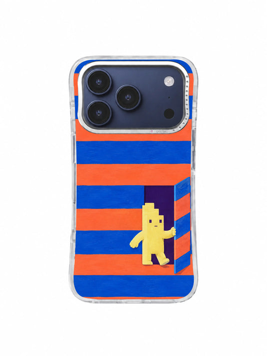 Dusk Doorway artwork on iPhone 17 Pro case
