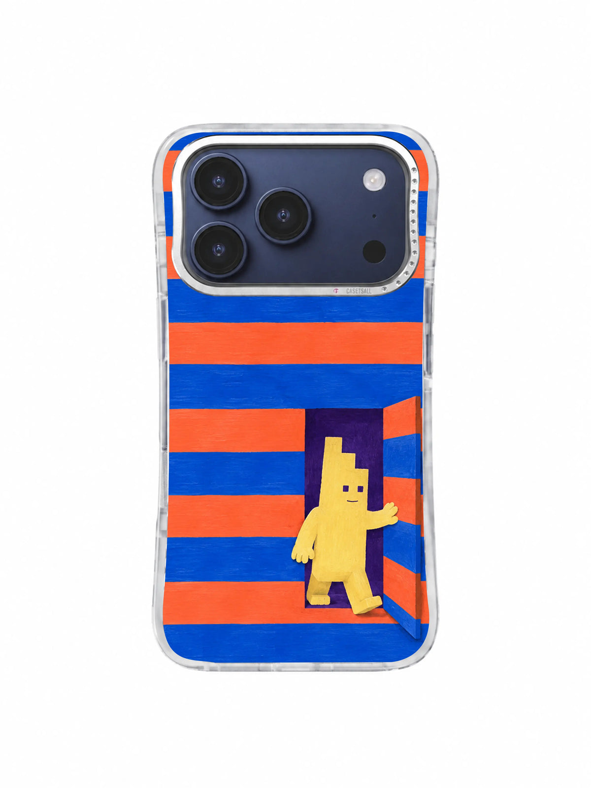 Violet Unknown artwork on iPhone 17 Pro case