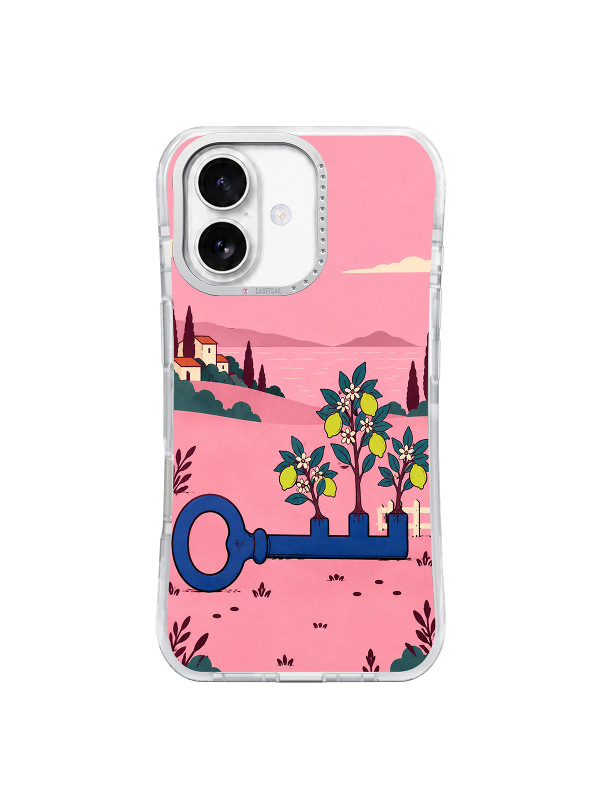A Key Grows a Quiet Orchard iPhone 17 Case front view