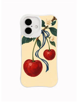 Gentle Together ribbon cherry phone case artwork