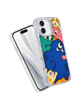 Angled view of A Perfectly Uneven Fit iPhone 17 case