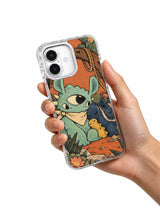 A Shoulder in the Cactus Wind iPhone 17 Case shown in hand