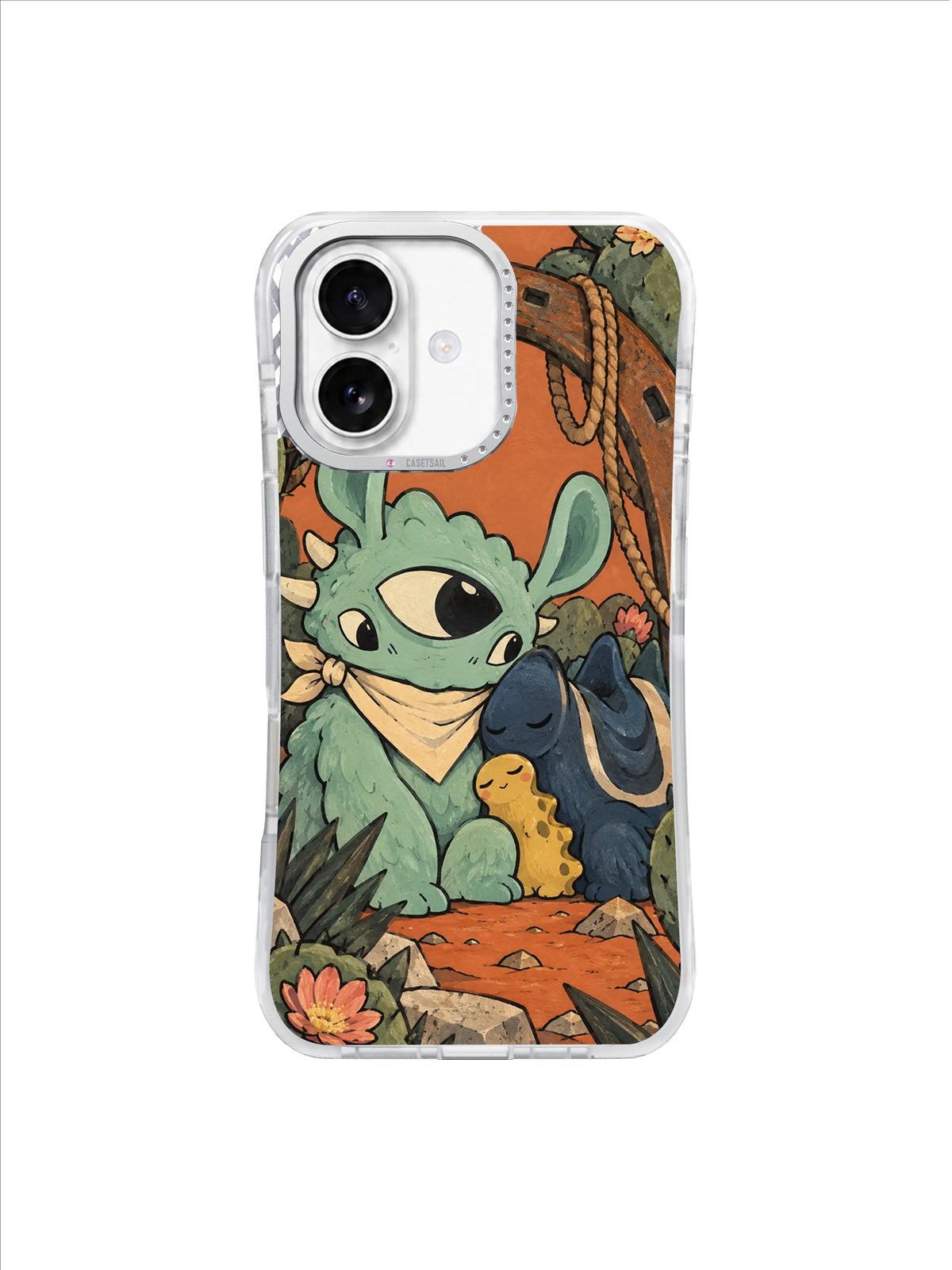 Cactus Wind Shelter artwork iPhone case swatch