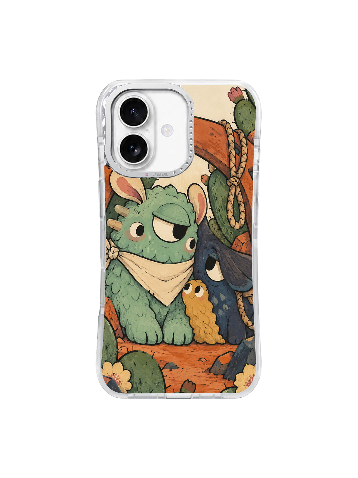 Terracotta Horseshoe Bloom artwork iPhone case swatch