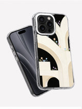 Abstract floral architecture case angled product view