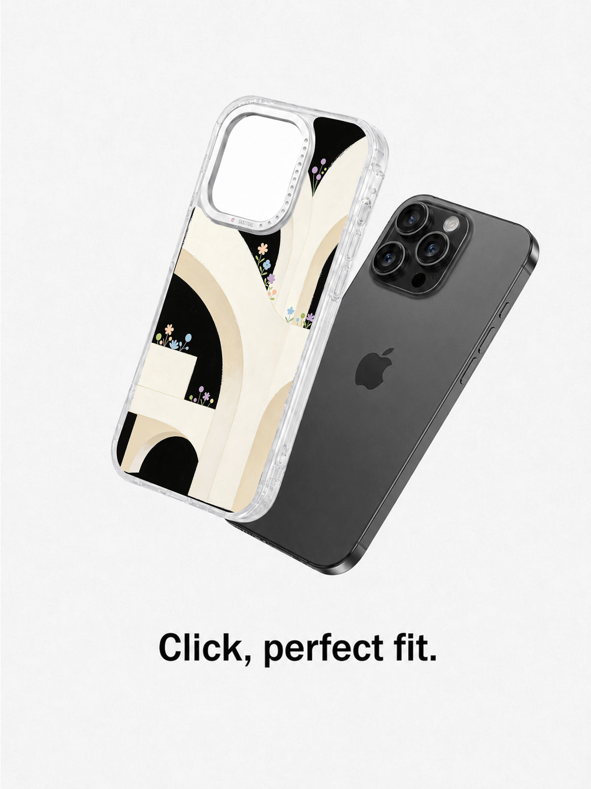 Abstract architecture artwork case front and back details