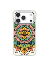 Geometric Flower Core iPhone 17 Pro case pattern