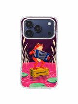 Accordion Long Chord artwork on iPhone 17 Pro transparent case