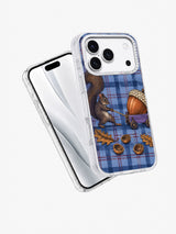 An Acorn Too Big for the Pocket iPhone 17 Pro case angled view