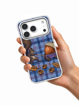 An Acorn Too Big for the Pocket iPhone 17 Pro case shown in hand