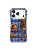 Oversized acorn sharing journey iPhone 17 Pro case pattern four