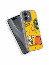 Aim for Cozy, Not Perfect iPhone 16 case angled product view