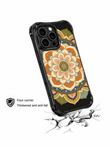 Ancient botanical iPhone 15 Pro case drop protection