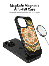 Ancient botanical symbols MagSafe iPhone 15 Pro case