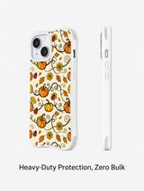 Apricot Pumpkin Ladybug Vines: rear and side presentation of the case.