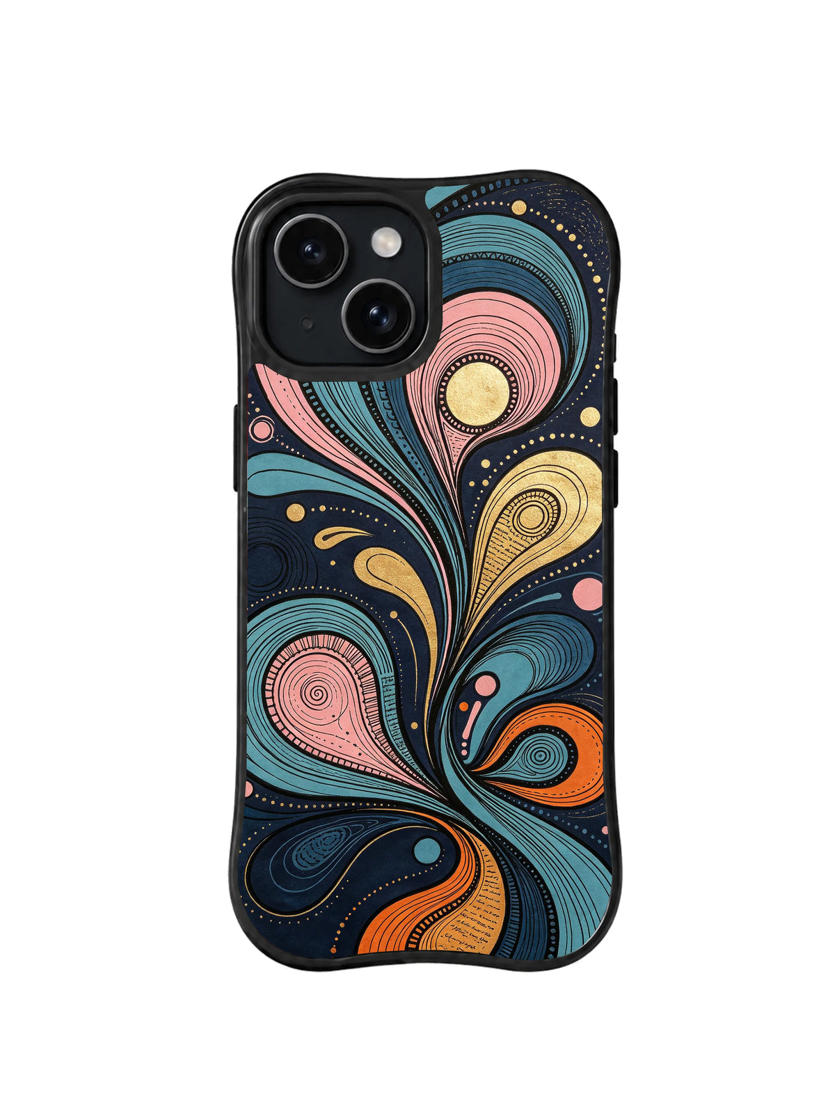 Archive Bloom Medallions pattern iPhone 15 case