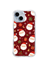 Moonlit Gift Garden Santa and presents iPhone 14 Plus case artwork