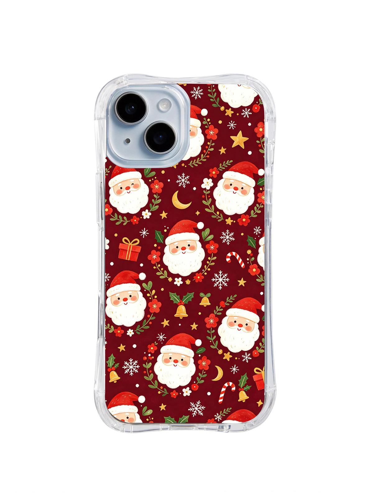 Little Santa Dream Garden iPhone 14 Plus case front product view