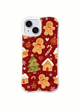 Gingerbread Village Celebration iPhone 14 Plus case front view