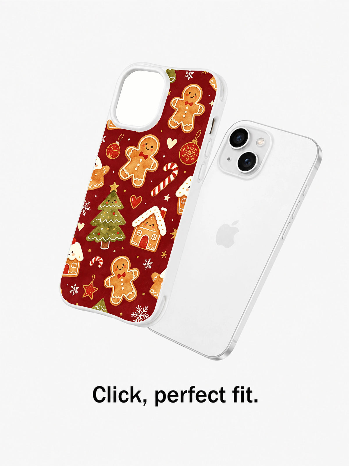 Rosalie Merriwyn gingerbread village phone case lifestyle view