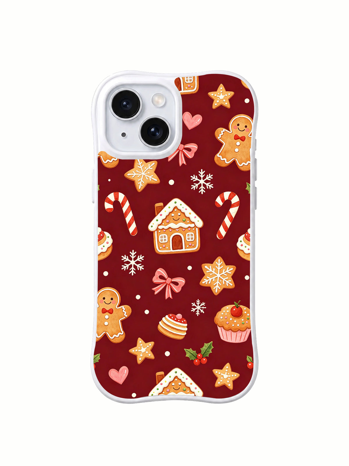 Christmas Cookie Wonderland iPhone 14 Plus case front view