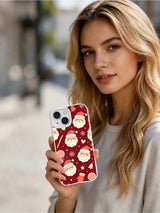 Santa’s Cozy Night Parade holiday phone case alternate view