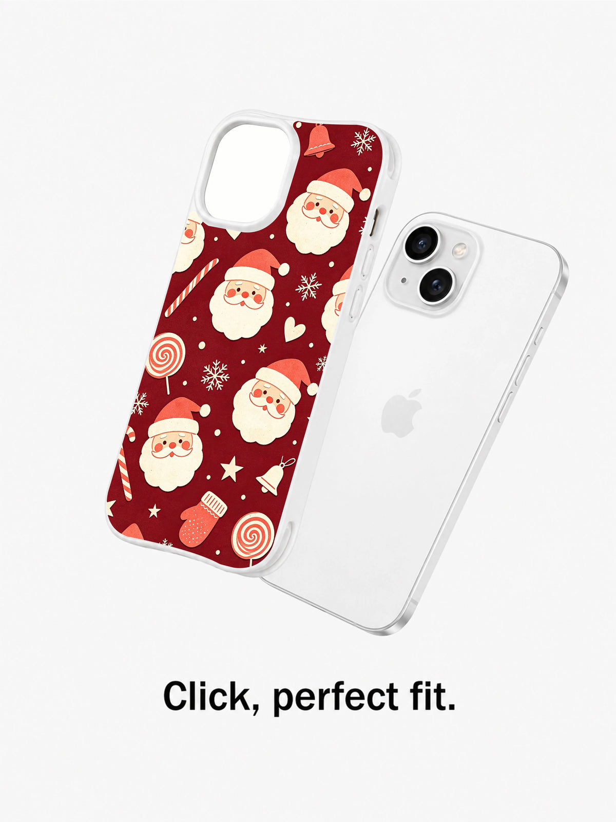 Rosalie Merriwyn Santa folk-art phone case lifestyle view