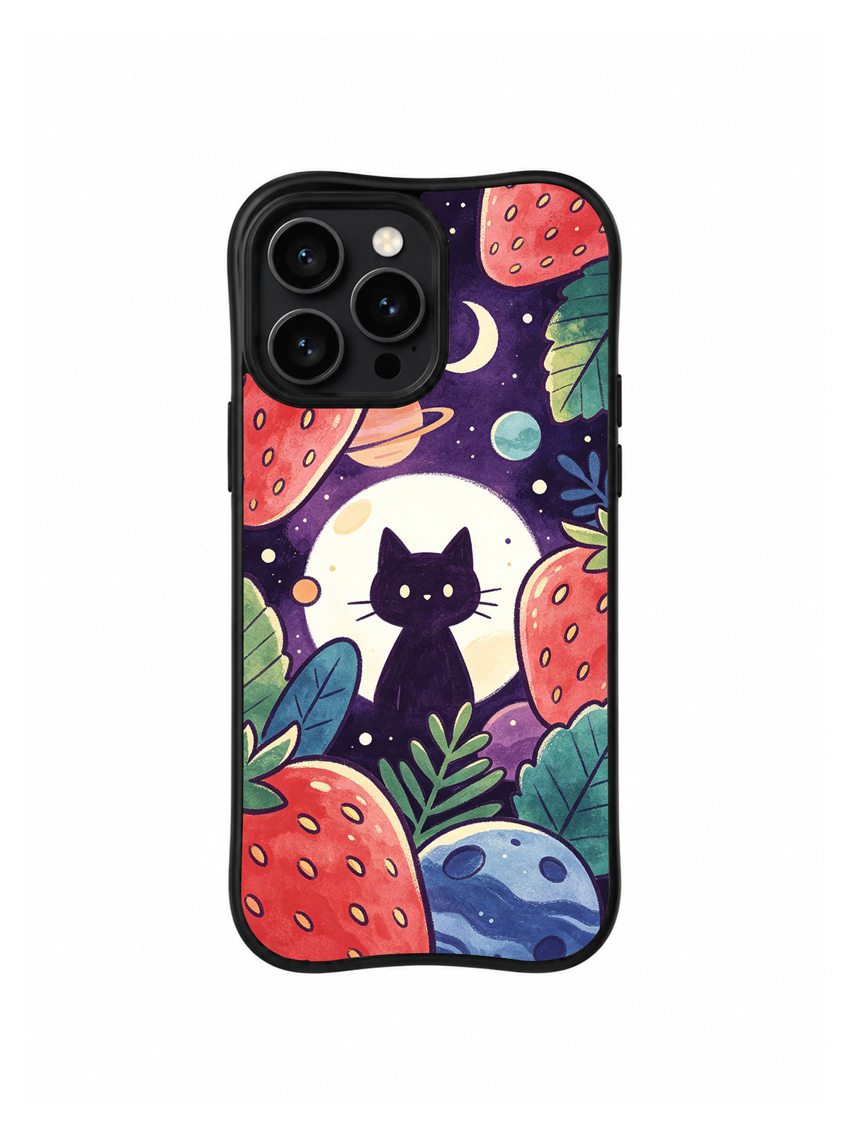 Product or handheld view of the Cosmic Strawberry Cats case