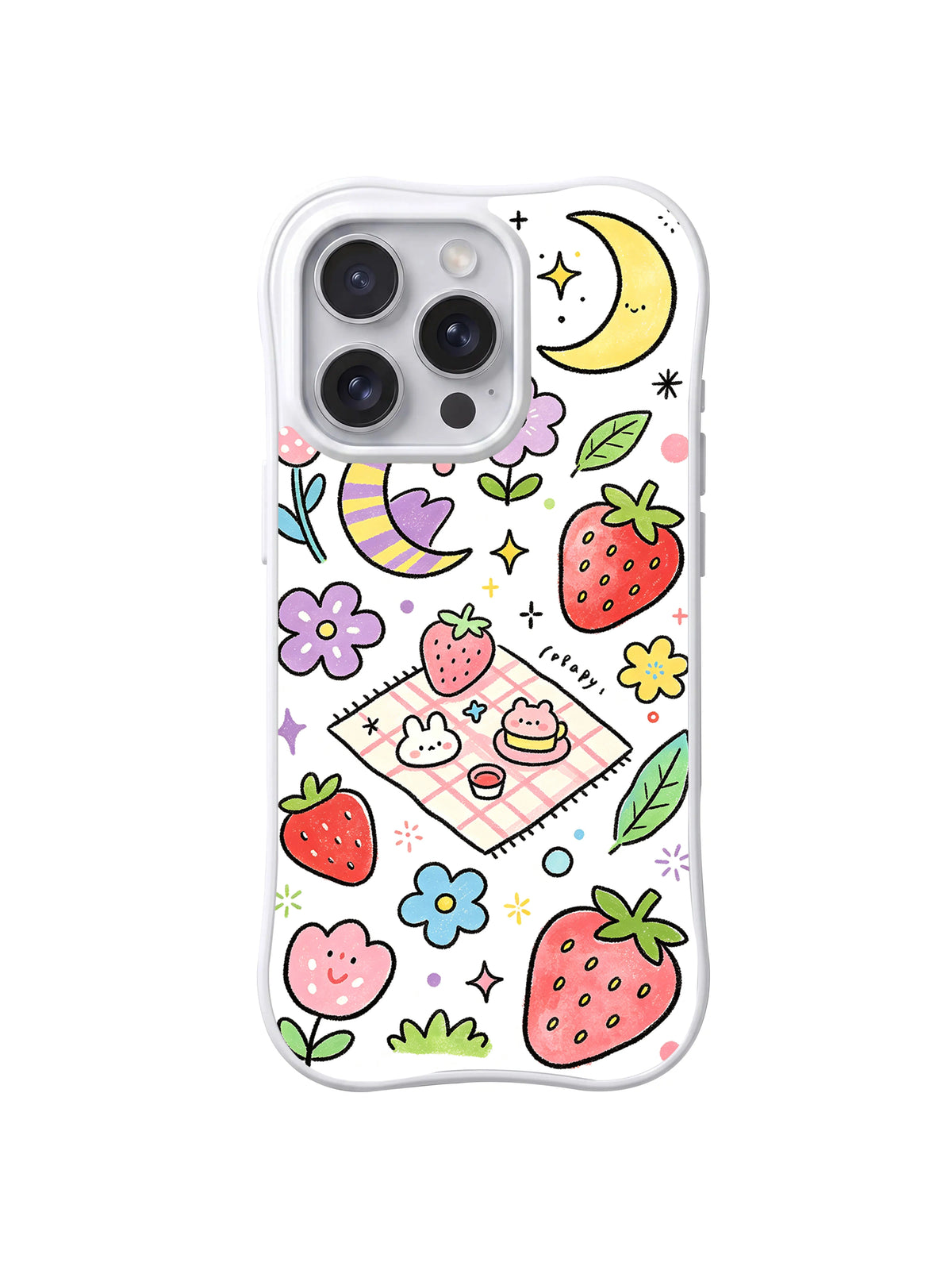 Product or handheld view of the Strawberry Moon Picnic case
