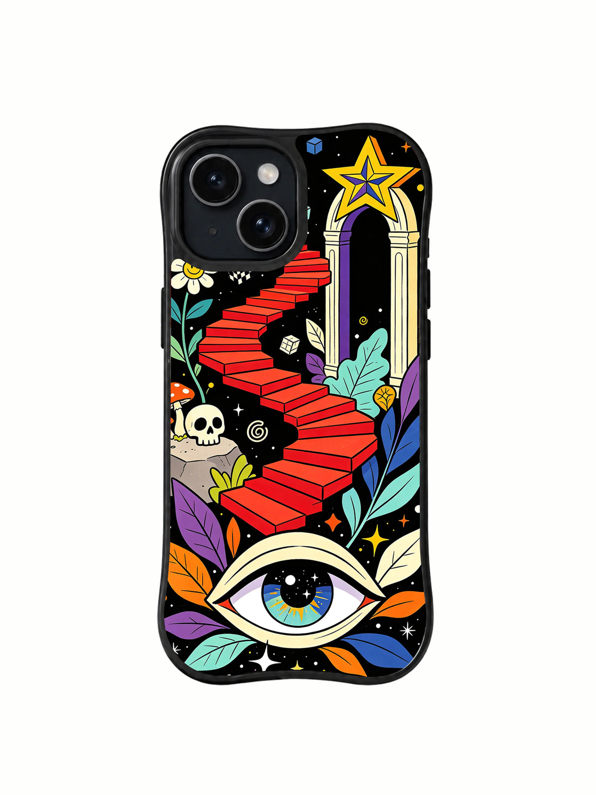 Product or handheld view of the The Eye Beneath the Red Stairs case