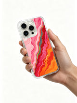 Product or handheld view of the Blush Lava Daydream case