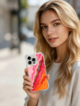 Product or handheld view of the Blush Lava Daydream case