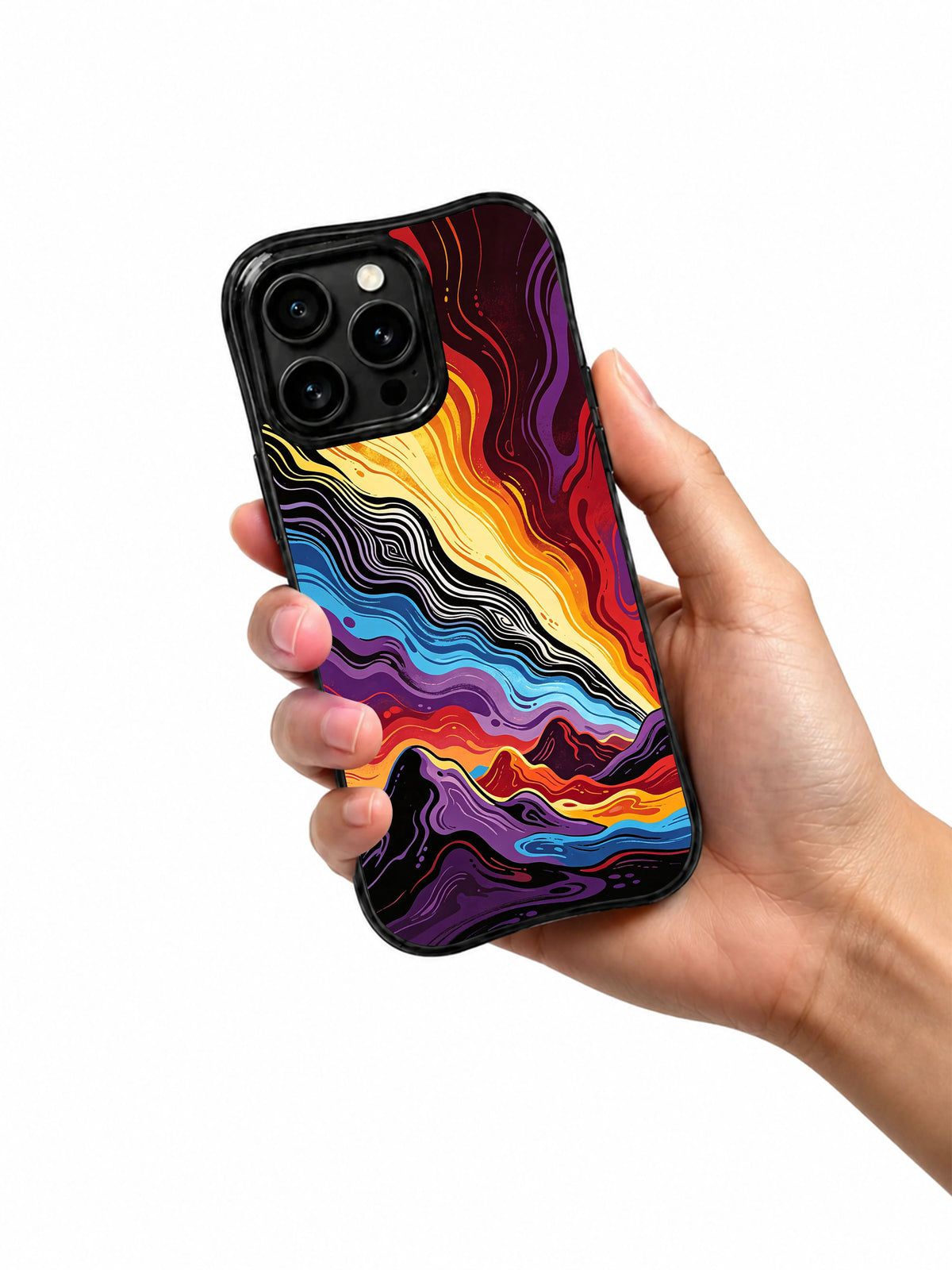 Product or handheld view of the Golden Dream Frequency case